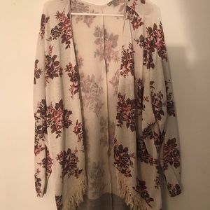Women’s floral cardigan